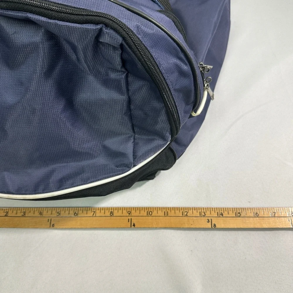 Vintage Nike Duffel Bag Unisex Large Navy Blue Sportswear Gym Travel Bag